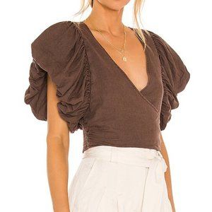Free People Can't Get Enough Wrap Top